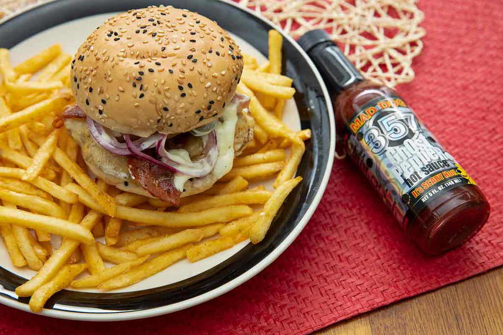 Grilled ghost chicken sandwich ghost, ghost pepper, Grilled ghost