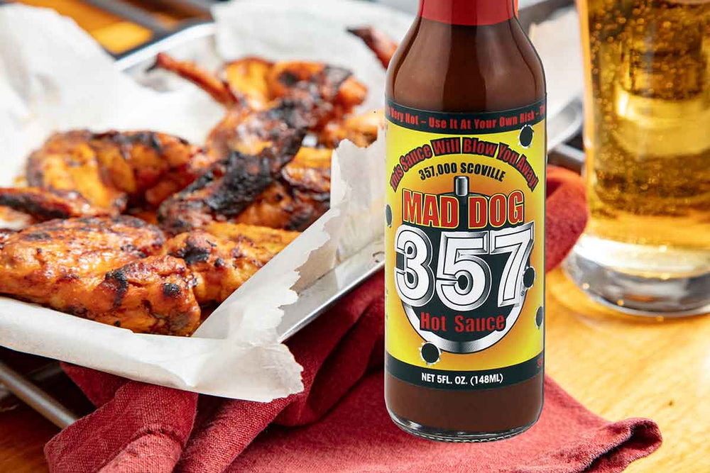 Mad Dog 357  Beer Baked Chicken Wings