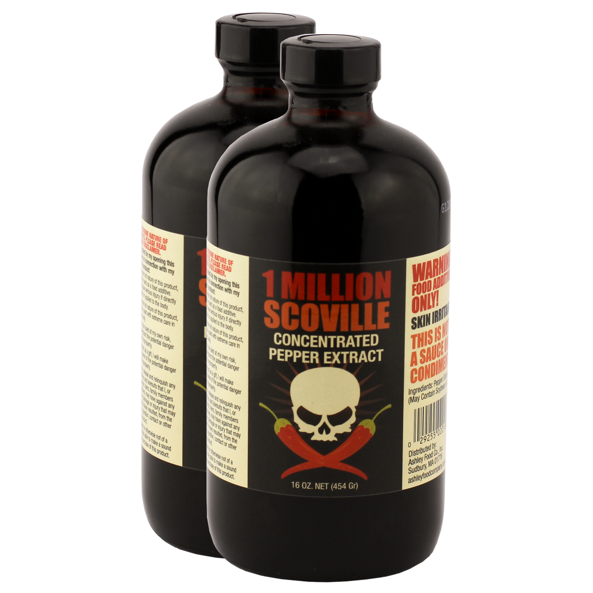 1 Million Scoville Pepper Extract 16oz - 2 Bottle Pack