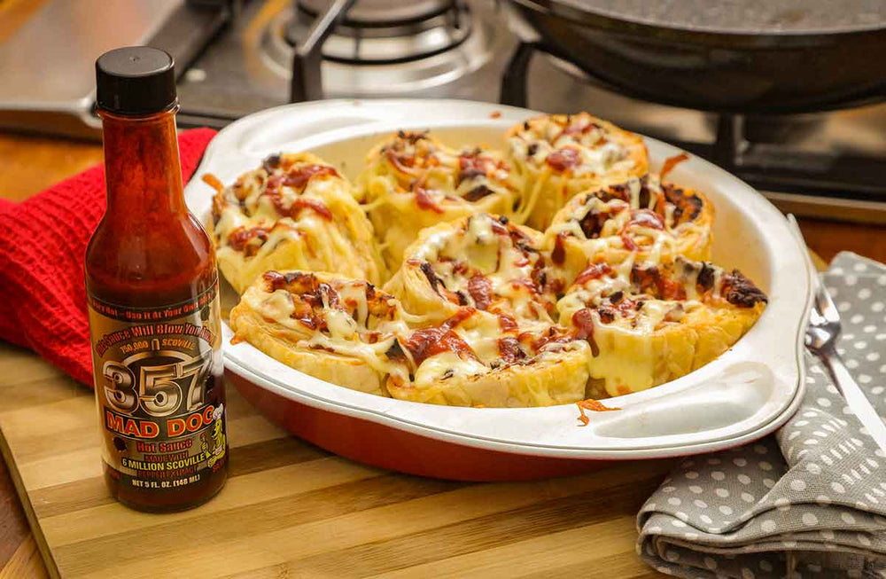Break-Your-Face BBQ Pizza Puffs