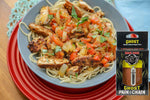 Cajun Chicken Ghost Strips Pasta