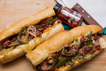 Fiery Philly Cheesesteak Sandwich