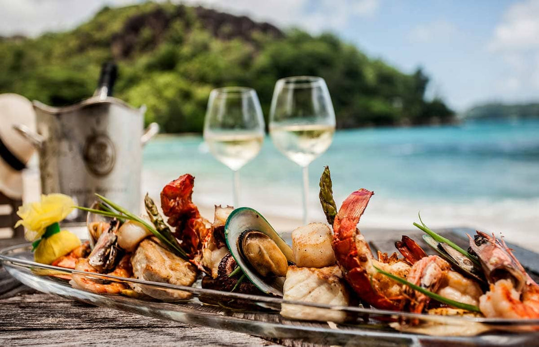 🦐🔥 Grilled Seafood Platter with Reaper Sriracha Glaze 🌊🌶️