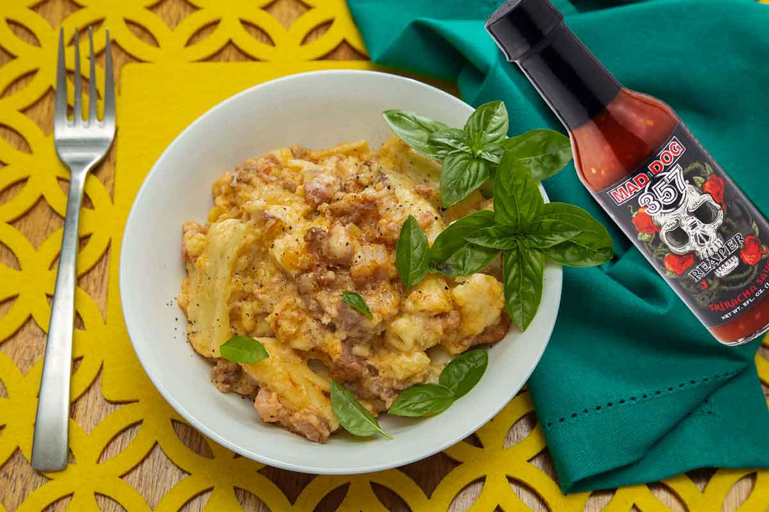 Mad Dog Bacon n’ Beef Mac n’ Cheese