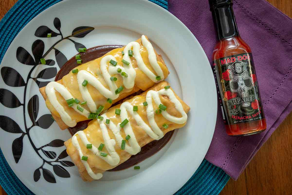 Reaper Sriracha Enchiladas