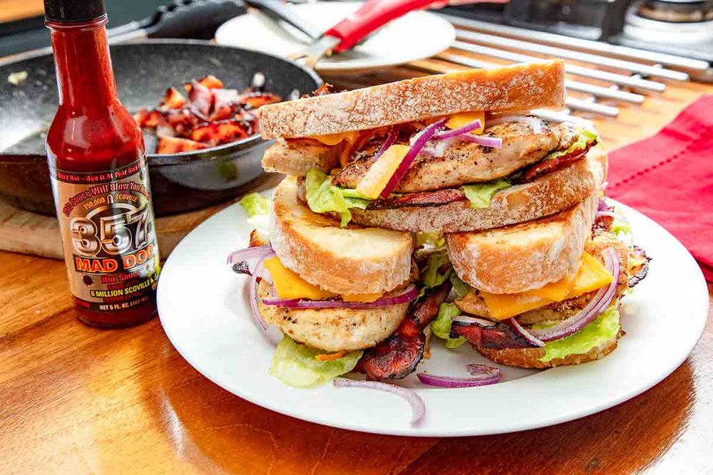 The Hottest Chicken Bacon Grilled Cheese Ever