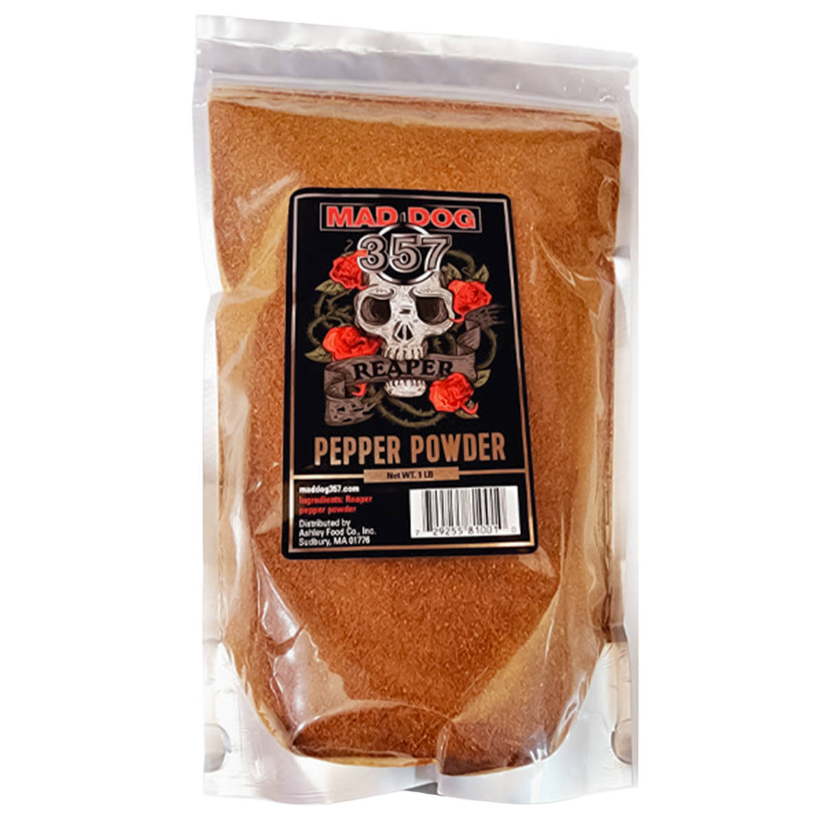 Mad Dog 357 US Grown Carolina Reaper Pepper Powder - 1 lb - 1,383,000 Scoville
