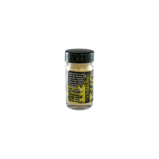 Mad Dog 357 Yellow Cake Capsicum Powder, left side