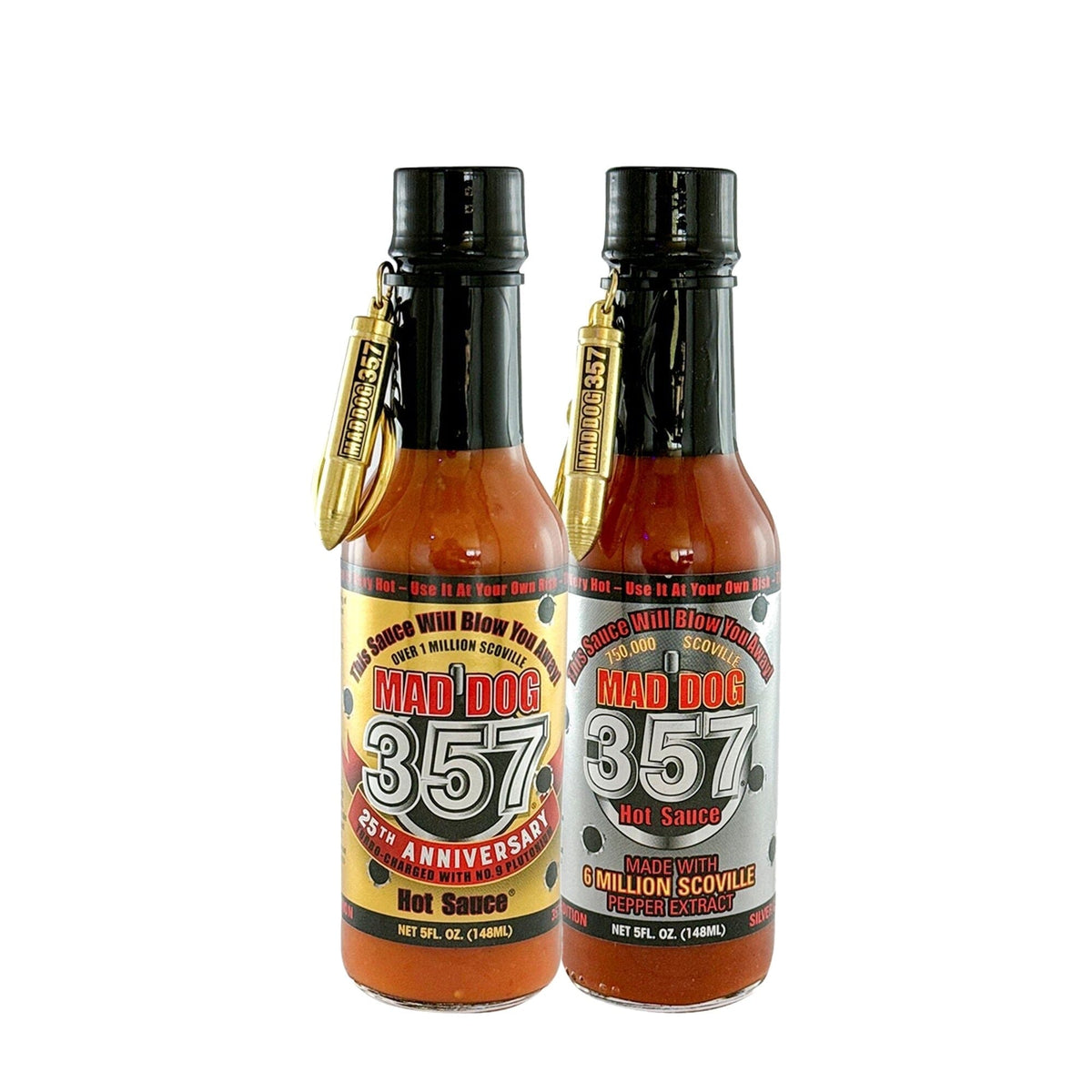 Heavy Metal Gift Pack | Gold & Silver Edition 2-Pack Hot Sauce Gift Pack Ashley Food Company 