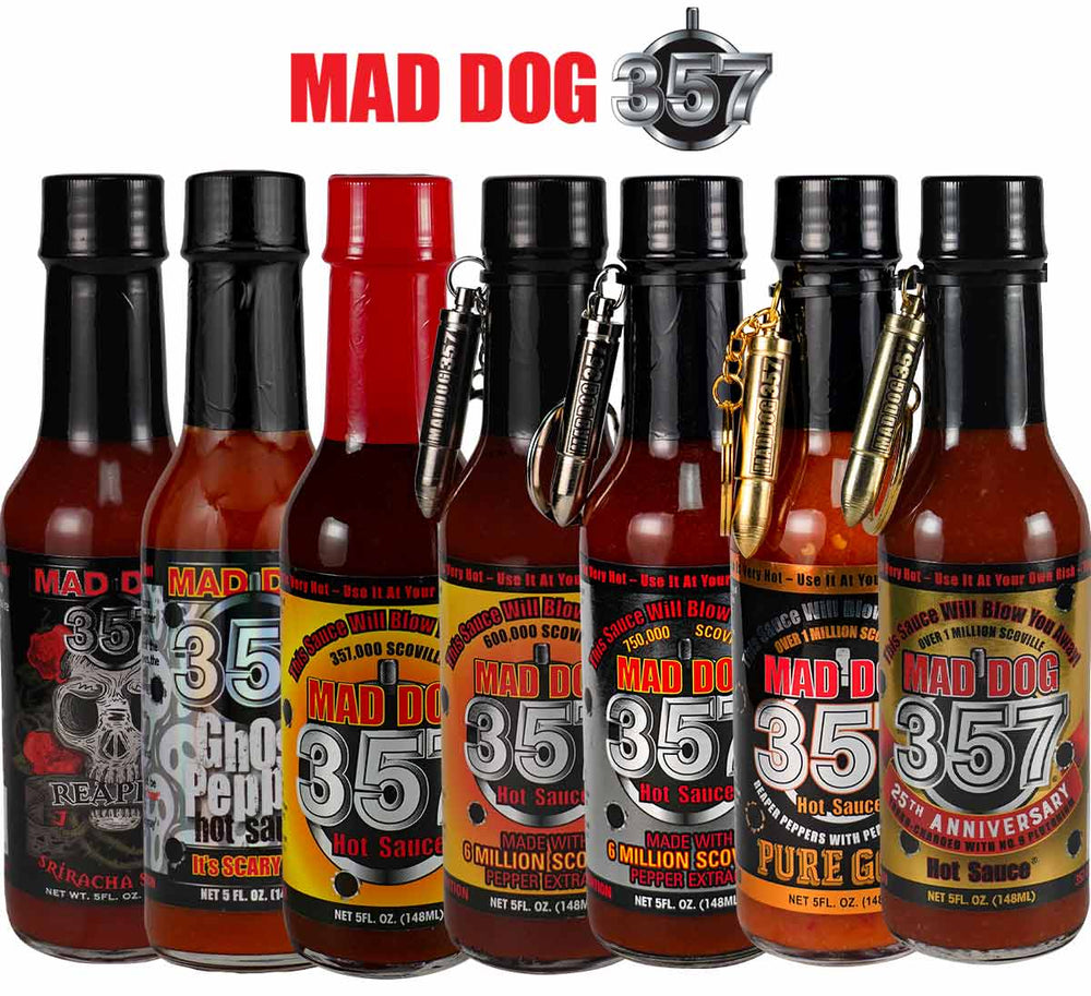 レア‼️ ジャズ　美品！MAD DOGS Magnificent Seven Hot Sauce Gift Pack | Hot Pepper Extracts | Hot