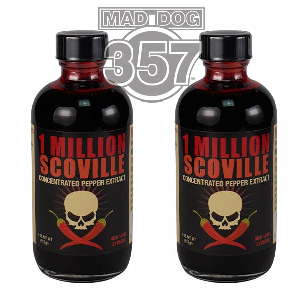 2 Bottles - 1 Million Scoville Pepper Extract 4 oz Pepper Extract maddog357.com 