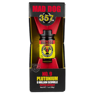 Mad Dog 357 Plutonium 9 Million Scoville Pepper Extract 1-1oz Pepper Extract maddog357.com plutonium 9