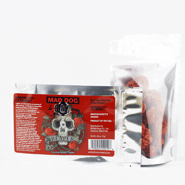 Mad Dog 357 Reaper Pepper Pods 7 grams | Hot Pepper Extracts | Hot ...