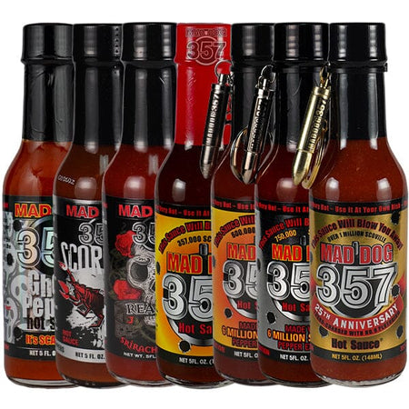 レア‼️ ジャズ　美品！MAD DOGS Magnificent Seven Hot Sauce Gift Pack | Hot Pepper Extracts | Hot